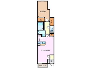 川越富洲原駅 徒歩17分 1階の物件間取画像